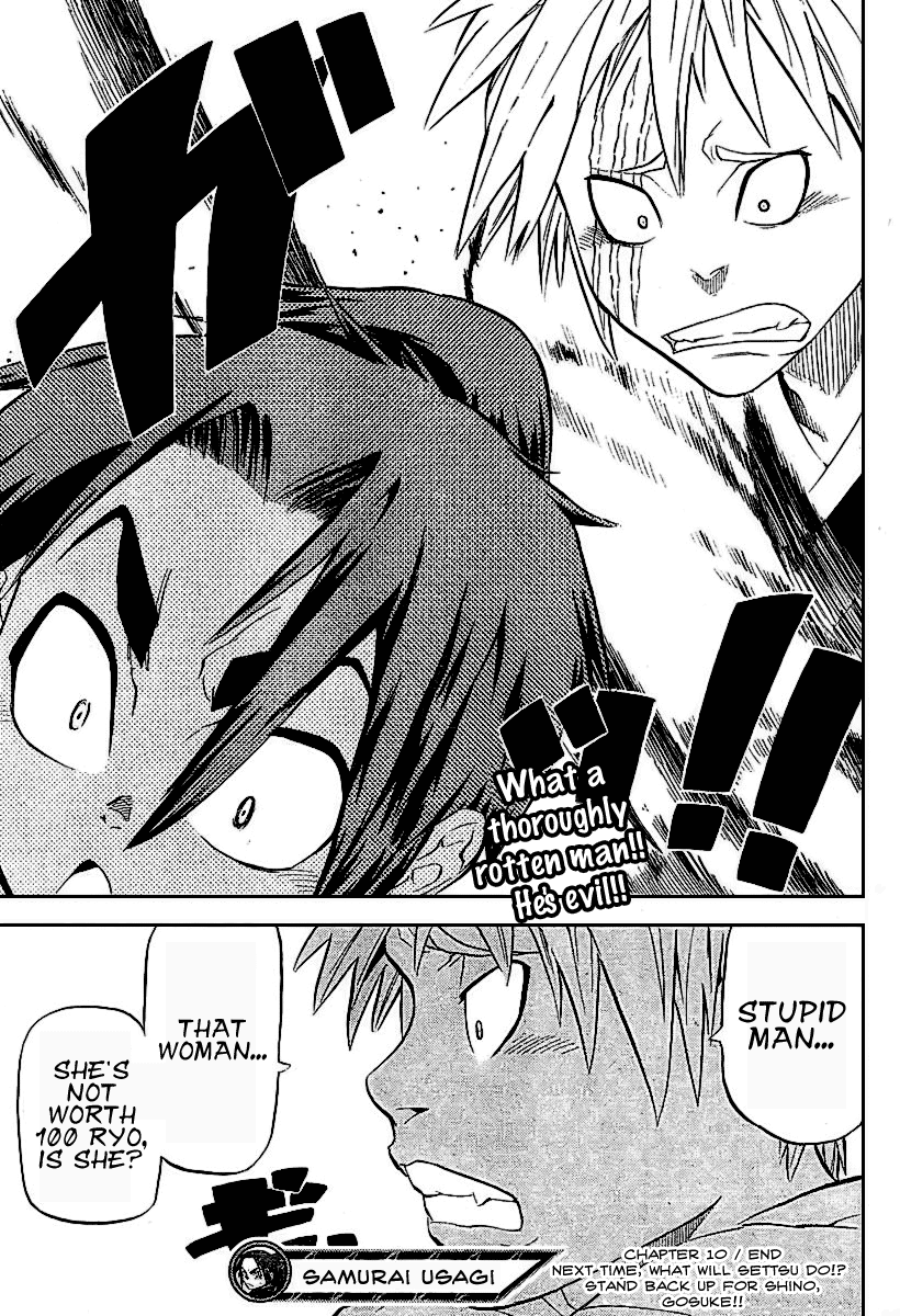 Samurai Usagi Chapter 10 page 19 - Chapter 10: The Value of 100 Ryu