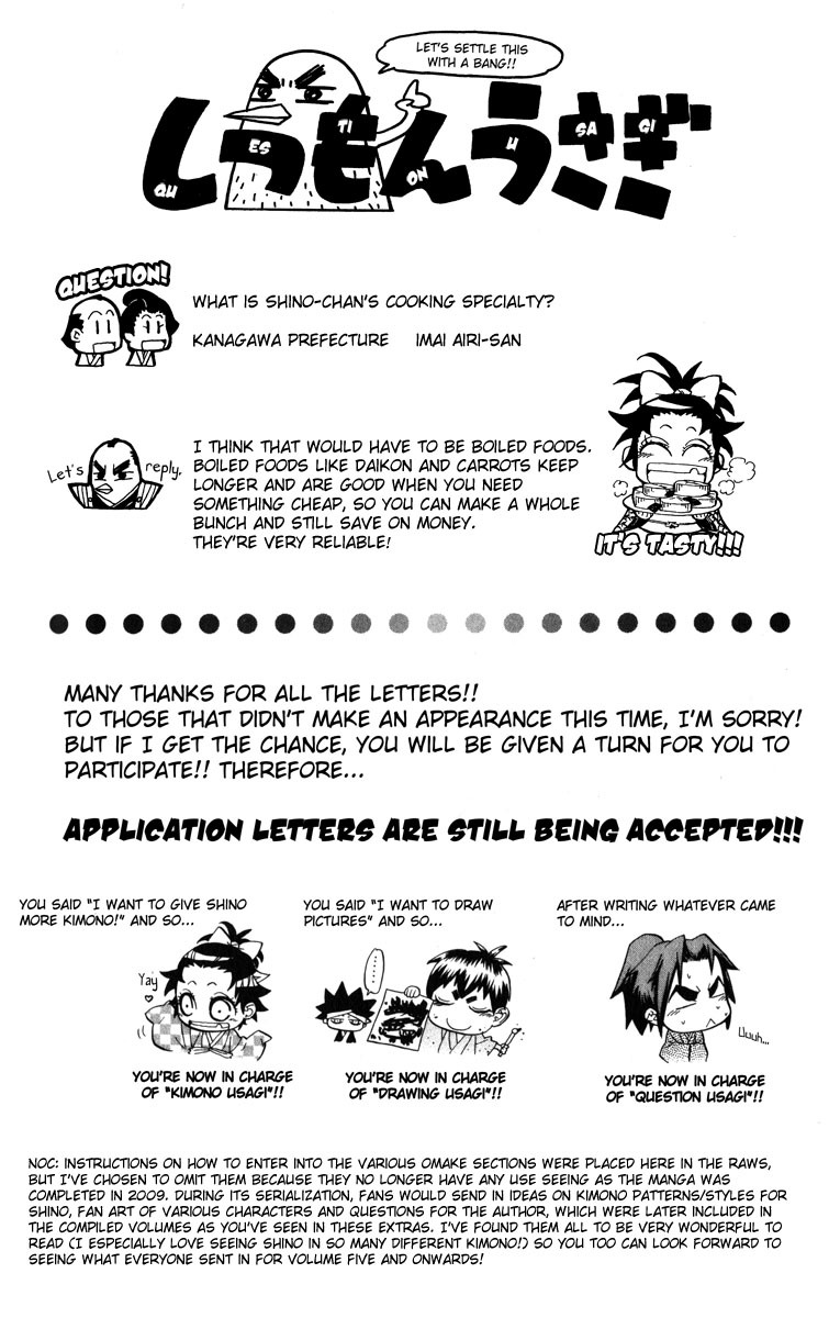Samurai Usagi Chapter 34.5 page 8 - Chapter 34.5: Extra: Kimono Usagi