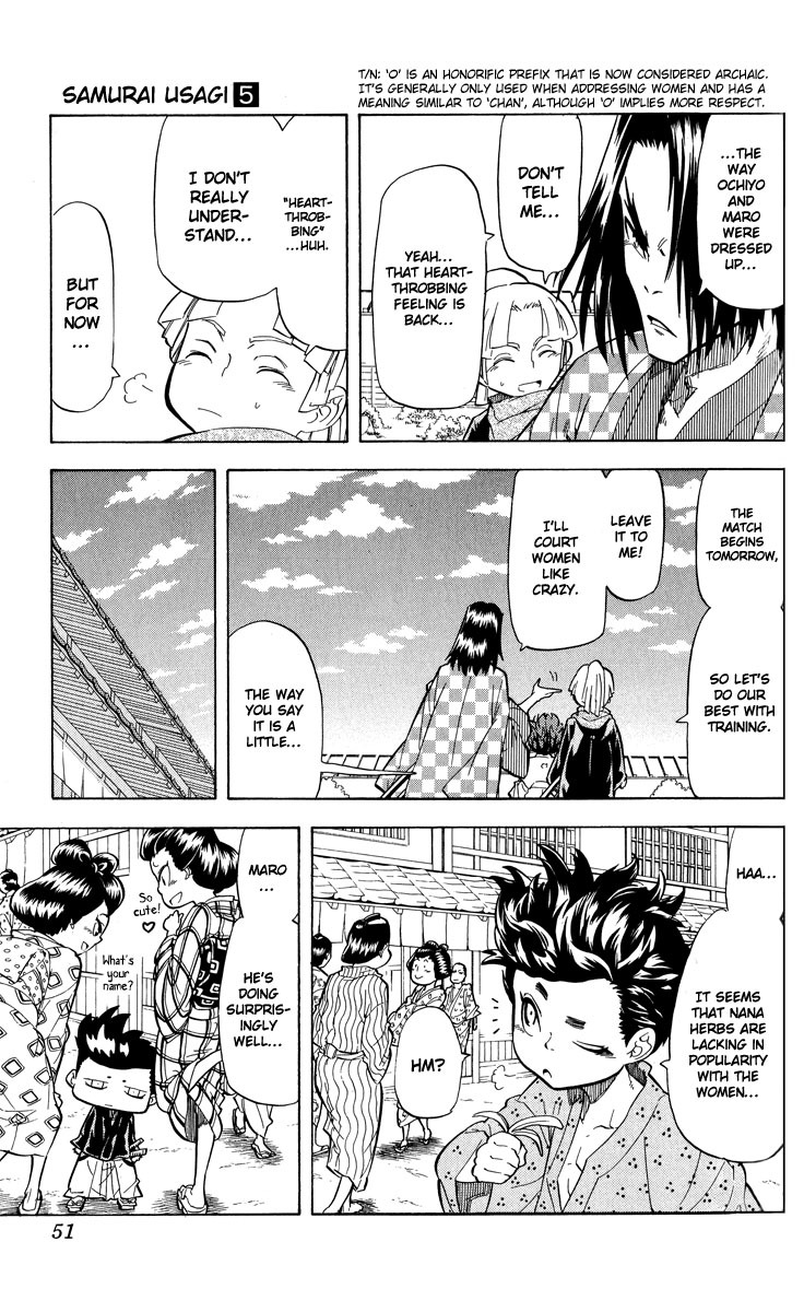 Samurai Usagi Chapter 37 page 5 - Chapter 37: Let the Preliminary Round of the Grand Match Begin!!