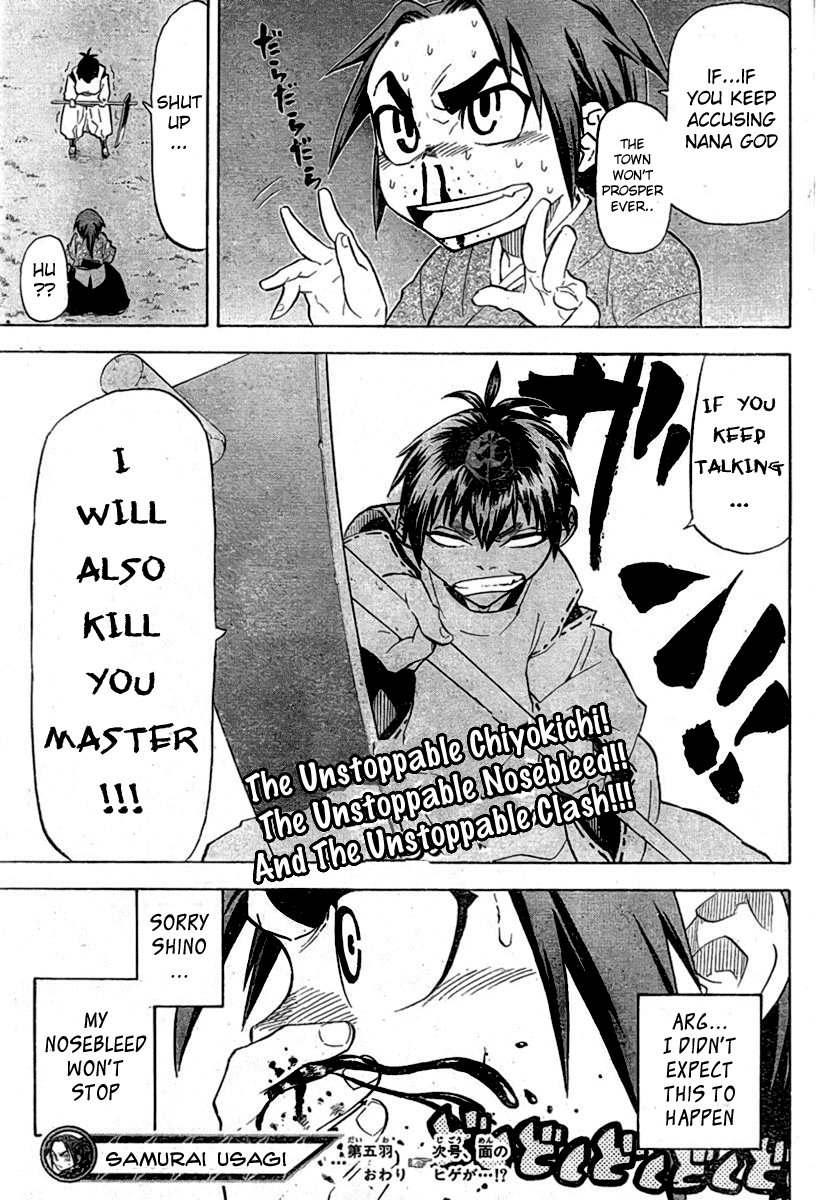 Samurai Usagi Chapter 5 page 21 - Chapter 5: Statue of God and the Drunken Miko