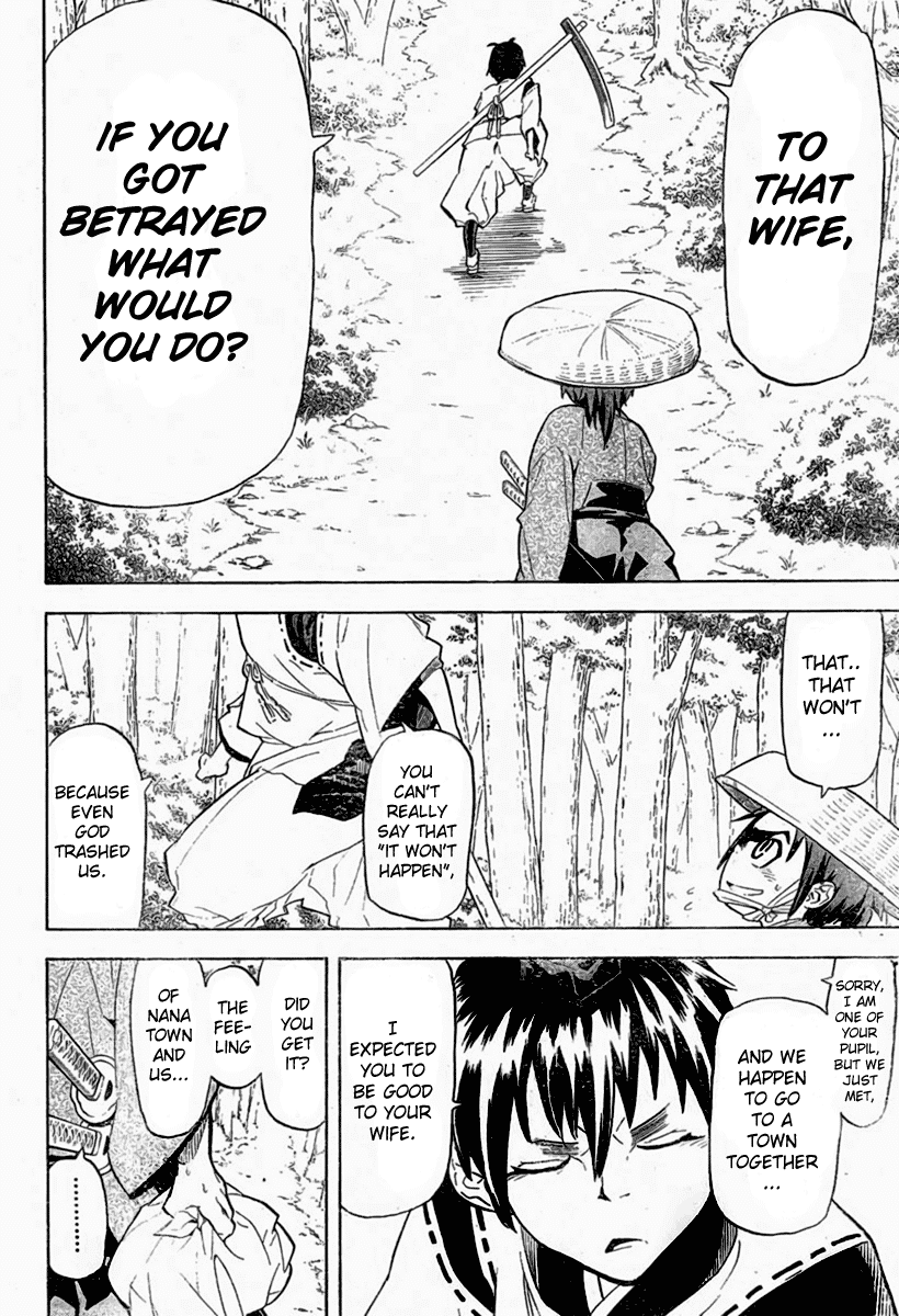 Samurai Usagi Chapter 5 page 4 - Chapter 5: Statue of God and the Drunken Miko