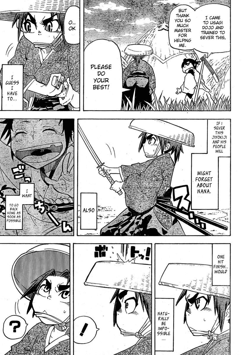 Samurai Usagi Chapter 5 page 7 - Chapter 5: Statue of God and the Drunken Miko