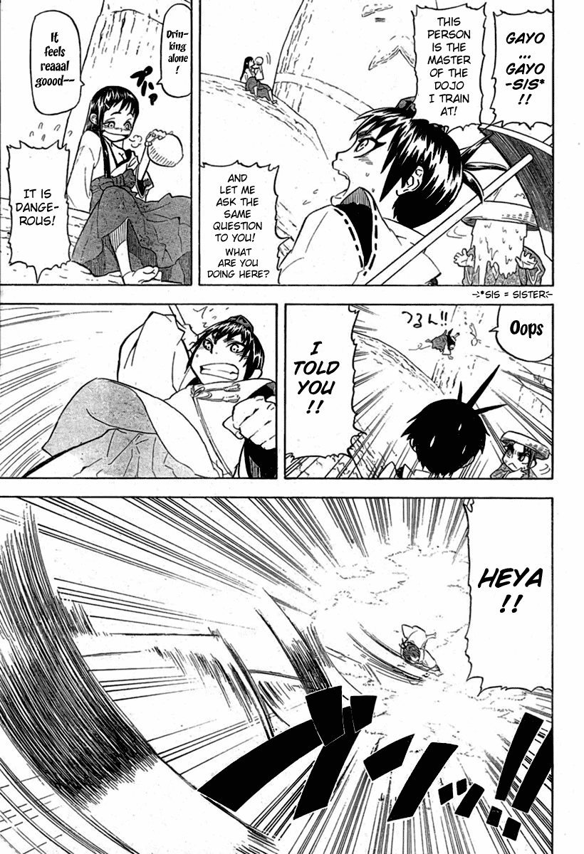 Samurai Usagi Chapter 5 page 9 - Chapter 5: Statue of God and the Drunken Miko