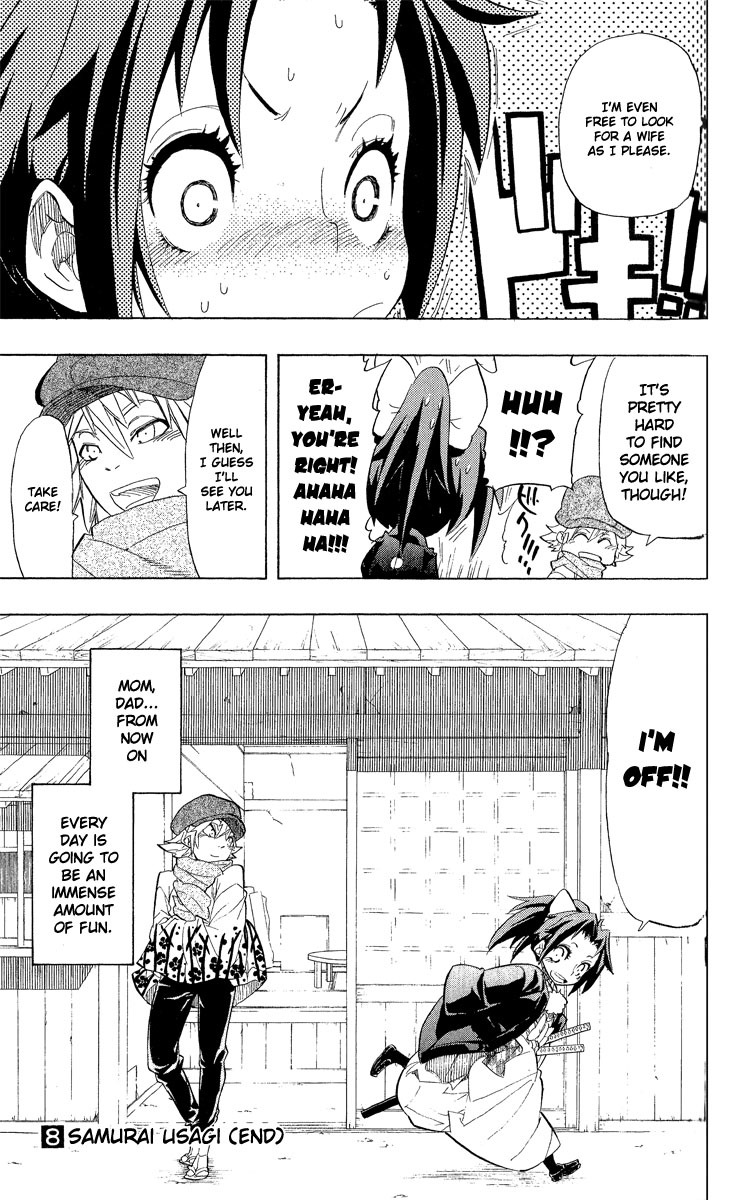 Samurai Usagi Chapter 67.1 page 34 - Chapter 67.1: Special: The Moon is Shining
