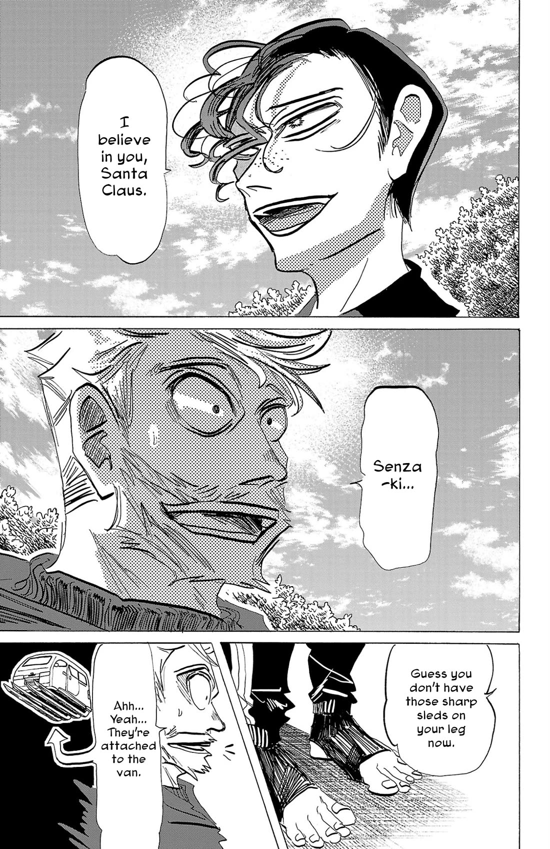 Sanda Chapter 100 page 4 - Chapter 100: Believers and Gurus on the Cliff