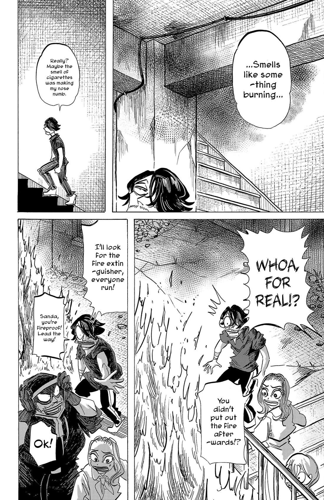 Sanda Chapter 104 page 12 - Chapter 104: To the Sparkled, Smokey Sky