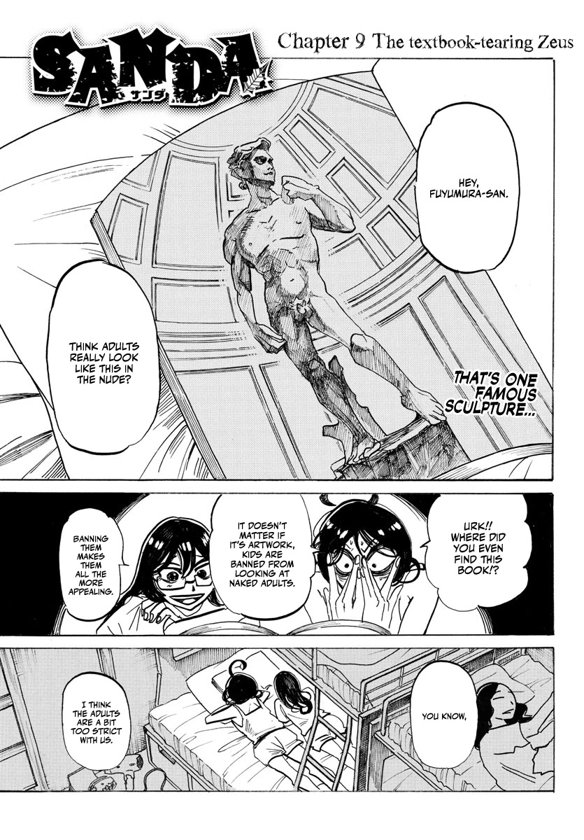 Sanda Chapter 11 page 1 - Chapter 11: The textbook-tearing Zeus