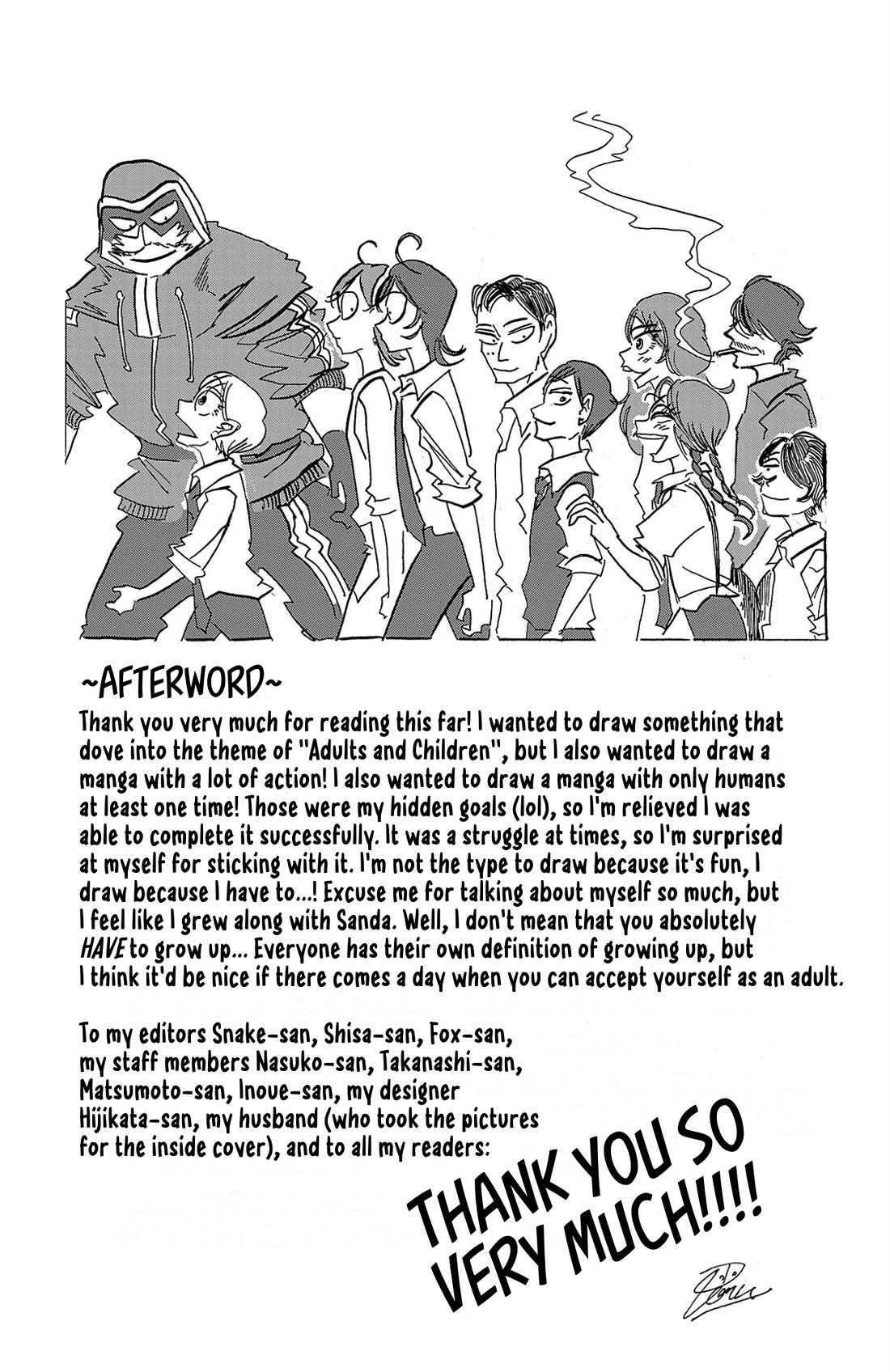 Sanda Chapter 142.5 page 2 - Chapter 142.5: Vol. 16 Extras