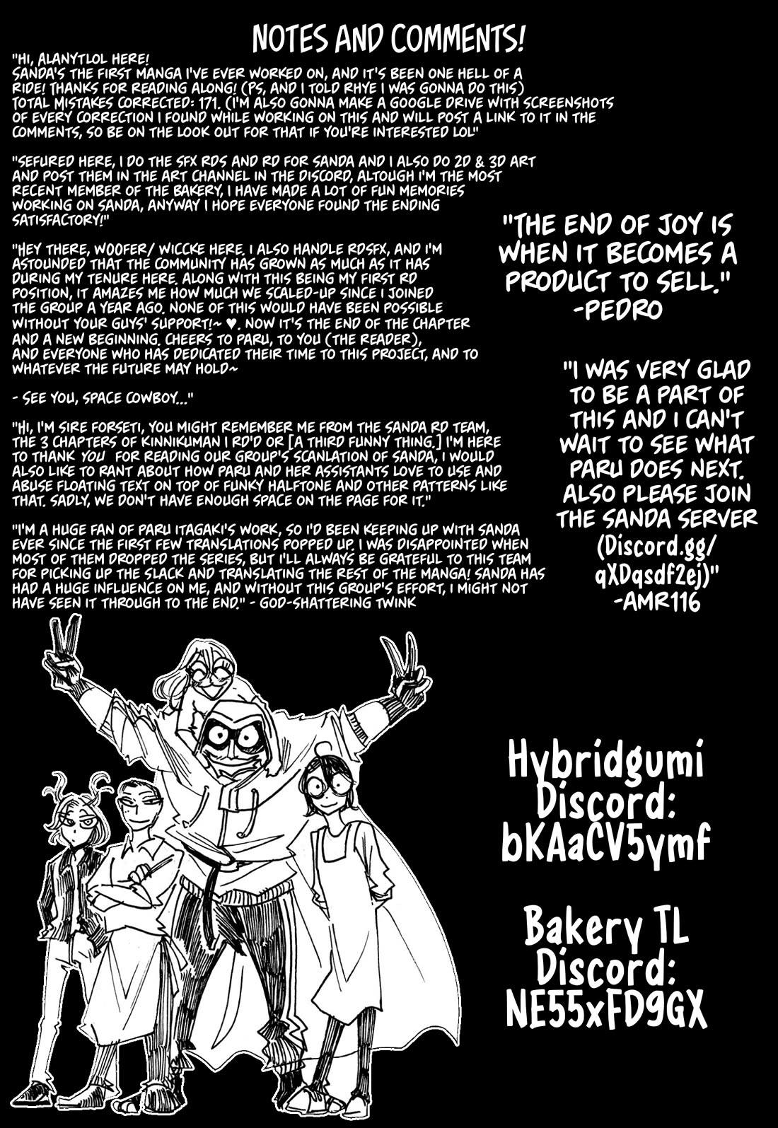 Sanda Chapter 142.5 page 7 - Chapter 142.5: Vol. 16 Extras
