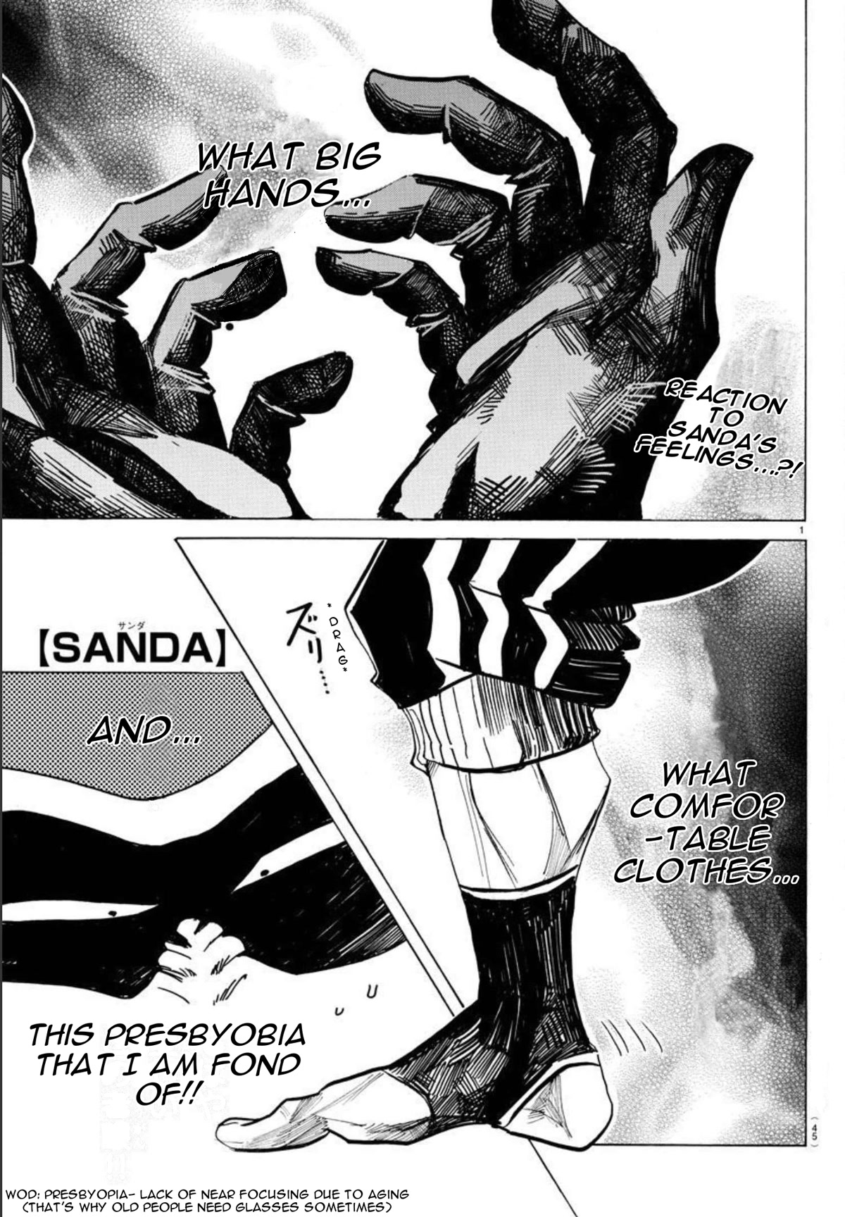 Sanda Chapter 18 page 1 - Chapter 18: The Artificial Human Vs. Santa Claus