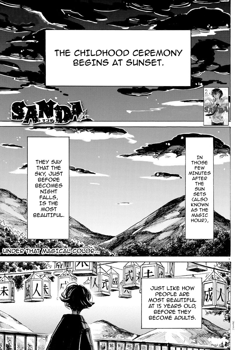 Sanda Chapter 33 page 2 - Chapter 33: Sentimental Sunset