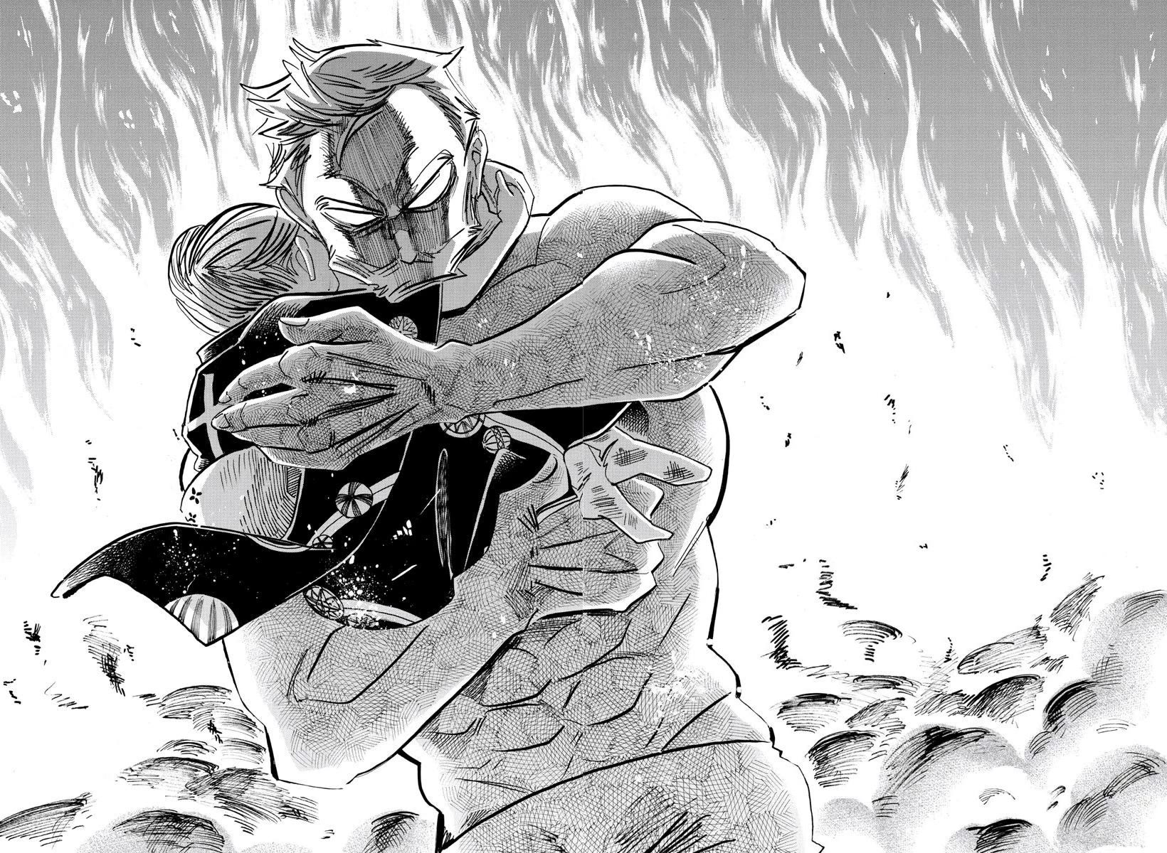 Sanda Chapter 39 page 15 - Chapter 39: Remember Chapter 2? Santa is Immune to Fire.