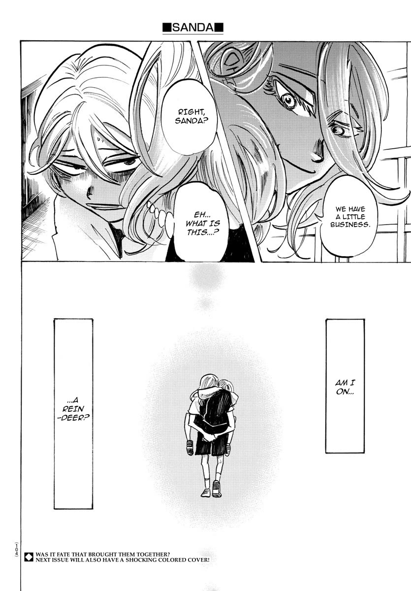 Sanda Chapter 47 page 21 - Chapter 47: It Shows on the Front of the Shirt