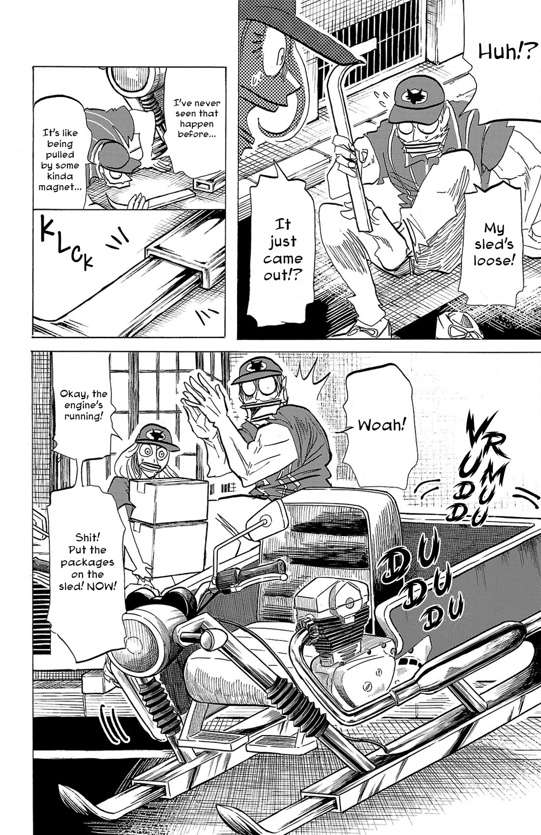 Sanda Chapter 97 page 14 - Chapter 97: A Sled Transport from Ookami Yamato