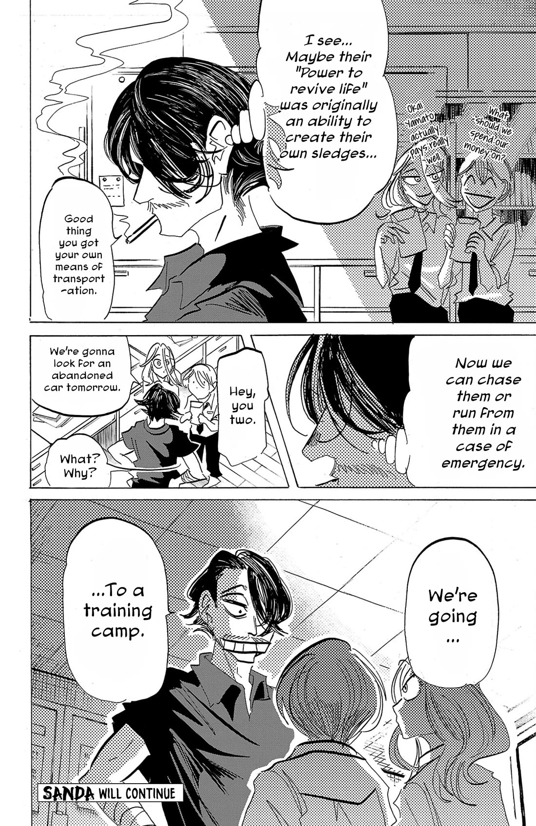 Sanda Chapter 97 page 19 - Chapter 97: A Sled Transport from Ookami Yamato