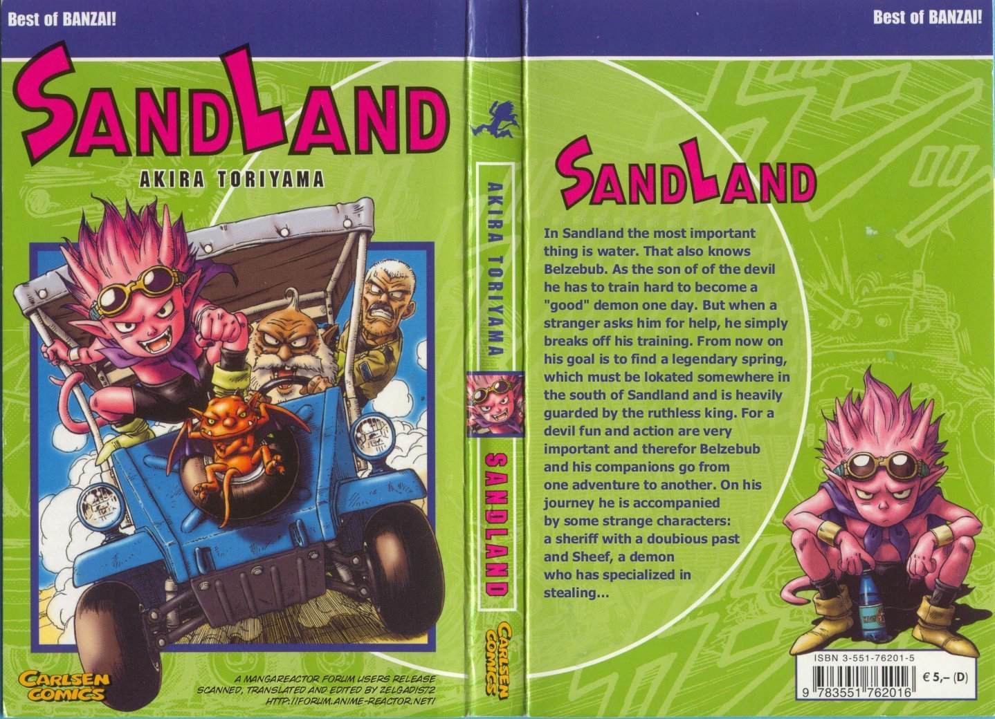 SandLand Chapter 1 page 1 - Chapter 1: Let's Go!