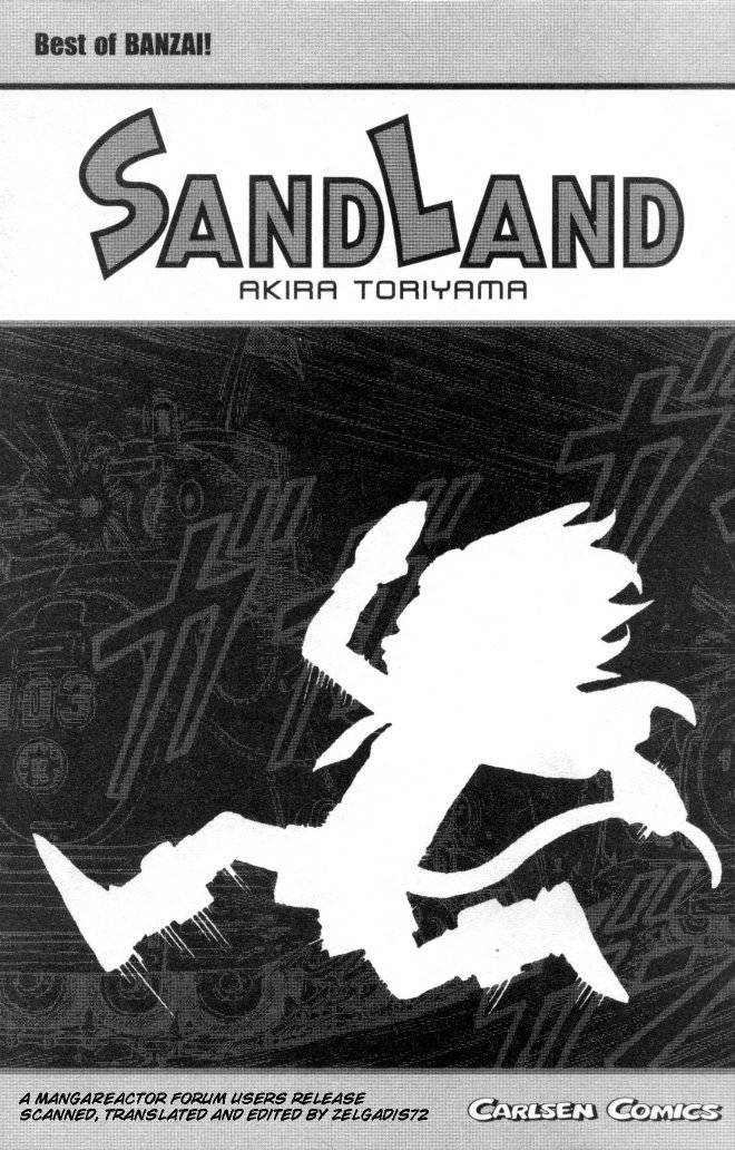 SandLand Chapter 1 page 2 - Chapter 1: Let's Go!