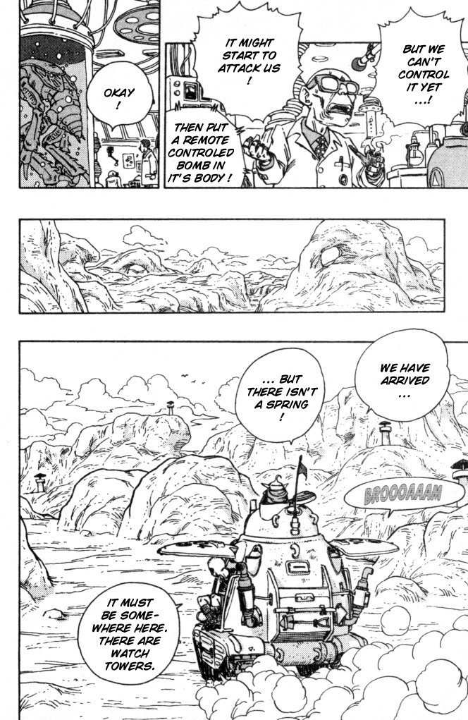 SandLand Chapter 11 page 4 - Chapter 11: The Secret of the Mystic Spring