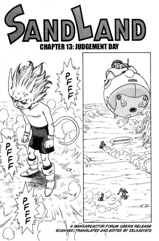 SandLand Chapter 13 page 1 - Chapter 13: Judgement Day