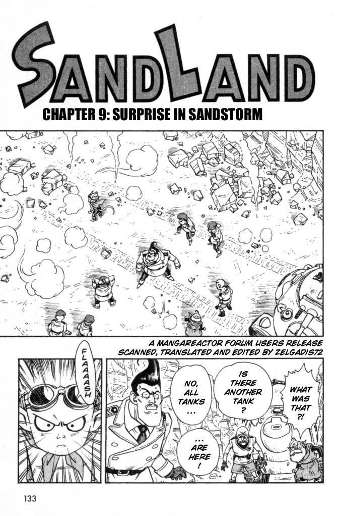 SandLand Chapter 9 page 1 - Chapter 9: Surprise in Sandstorm