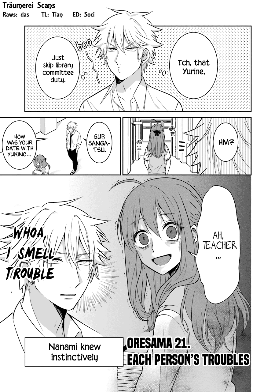 Sangatsu wa Ore-sama ni Narimasu Chapter 21 page 1 - Chapter 21: Each Person's Troubles