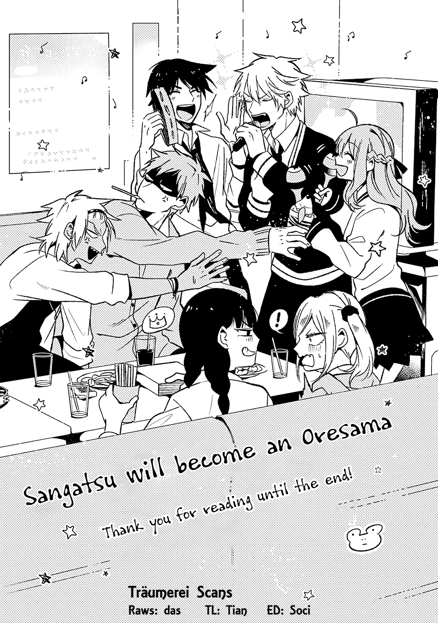 Sangatsu wa Ore-sama ni Narimasu Chapter 25 page 34 - Chapter 25: Sangatsu will become an Oresama. [END]