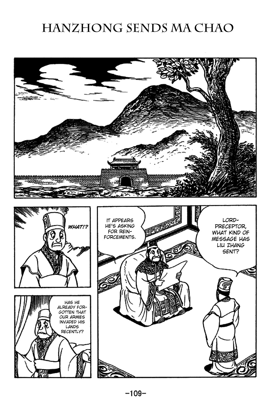 Sangokushi Chapter 222 page 1 - Chapter 222: Hanzhong Sends Ma Chao