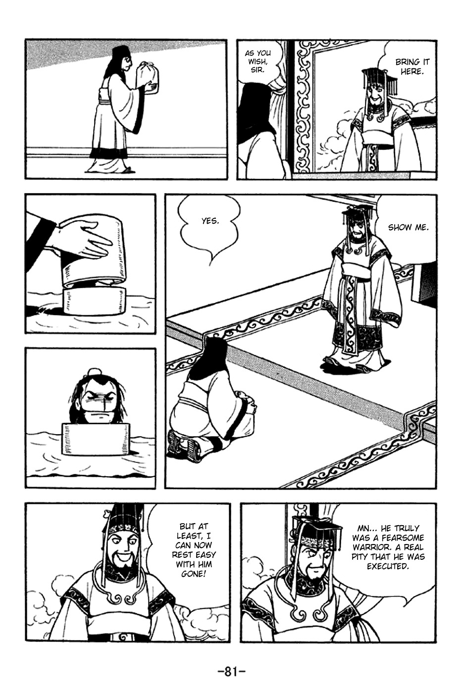 Sangokushi Chapter 279 page 11 - Chapter 279: Much Ado About a Head