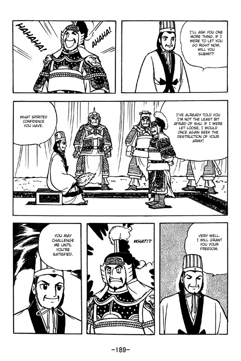 Sangokushi Chapter 318 page 7 - Chapter 318: Meng Huo Released