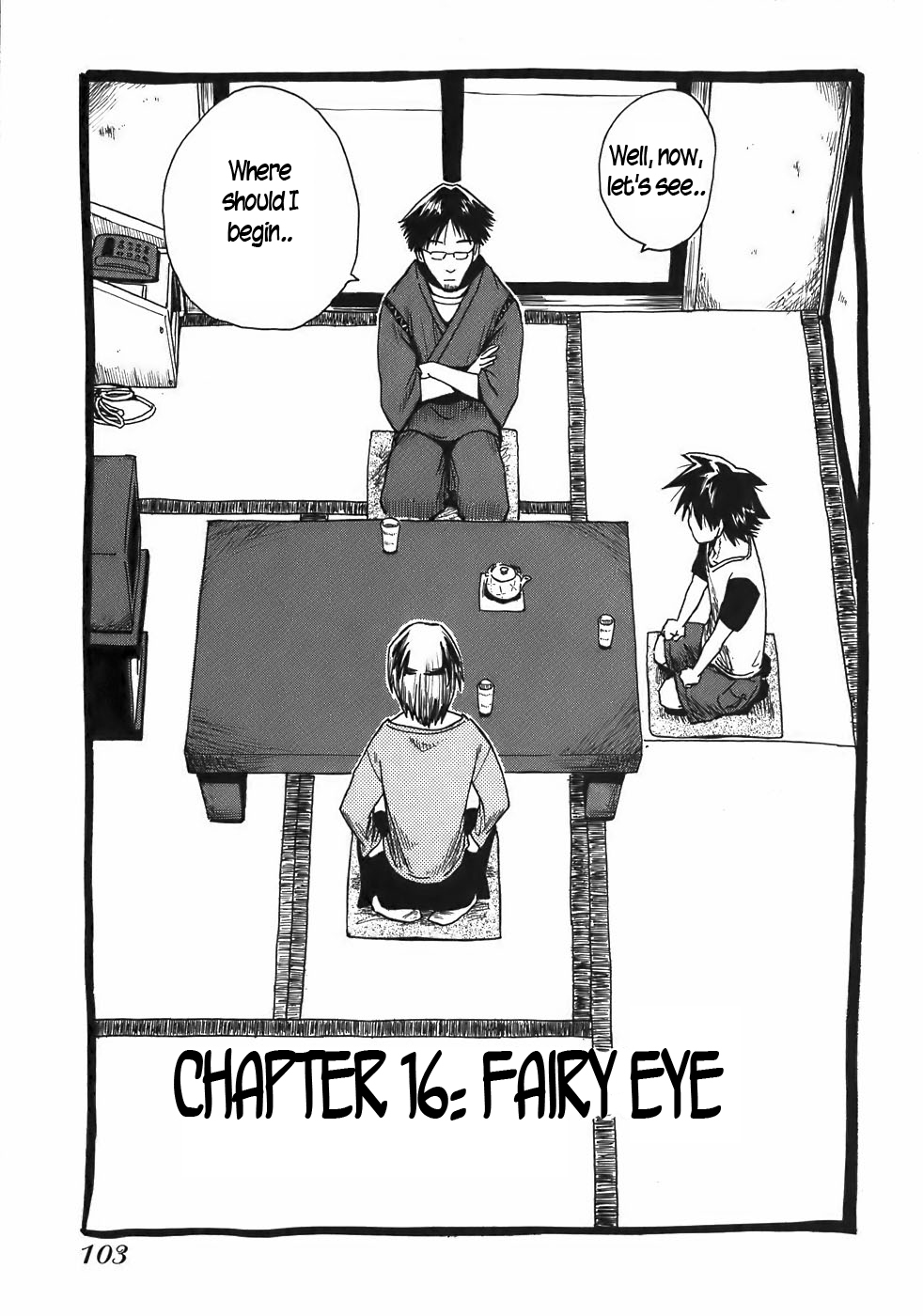 Sanjin Sadou Chapter 16 page 3 - Chapter 16: Fairy Eye