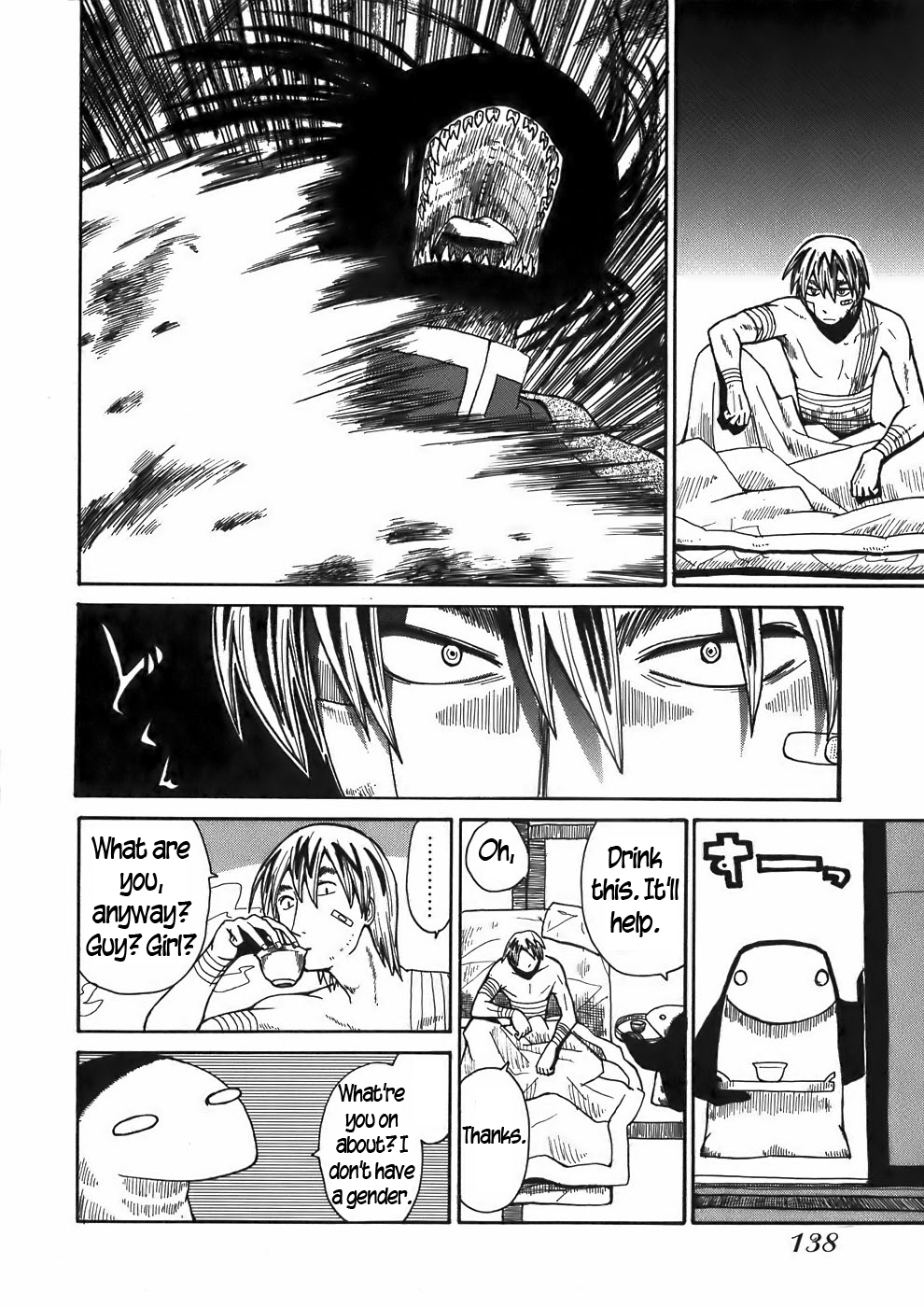 Sanjin Sadou Chapter 18 page 2 - Chapter 18: The Man of the Midnight Path -Part 1