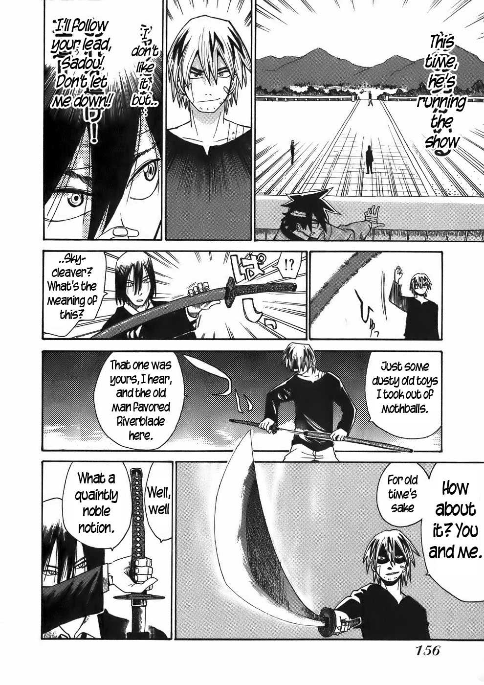Sanjin Sadou Chapter 19 page 2 - Chapter 19: The Man of the Midnight Path -Part 2