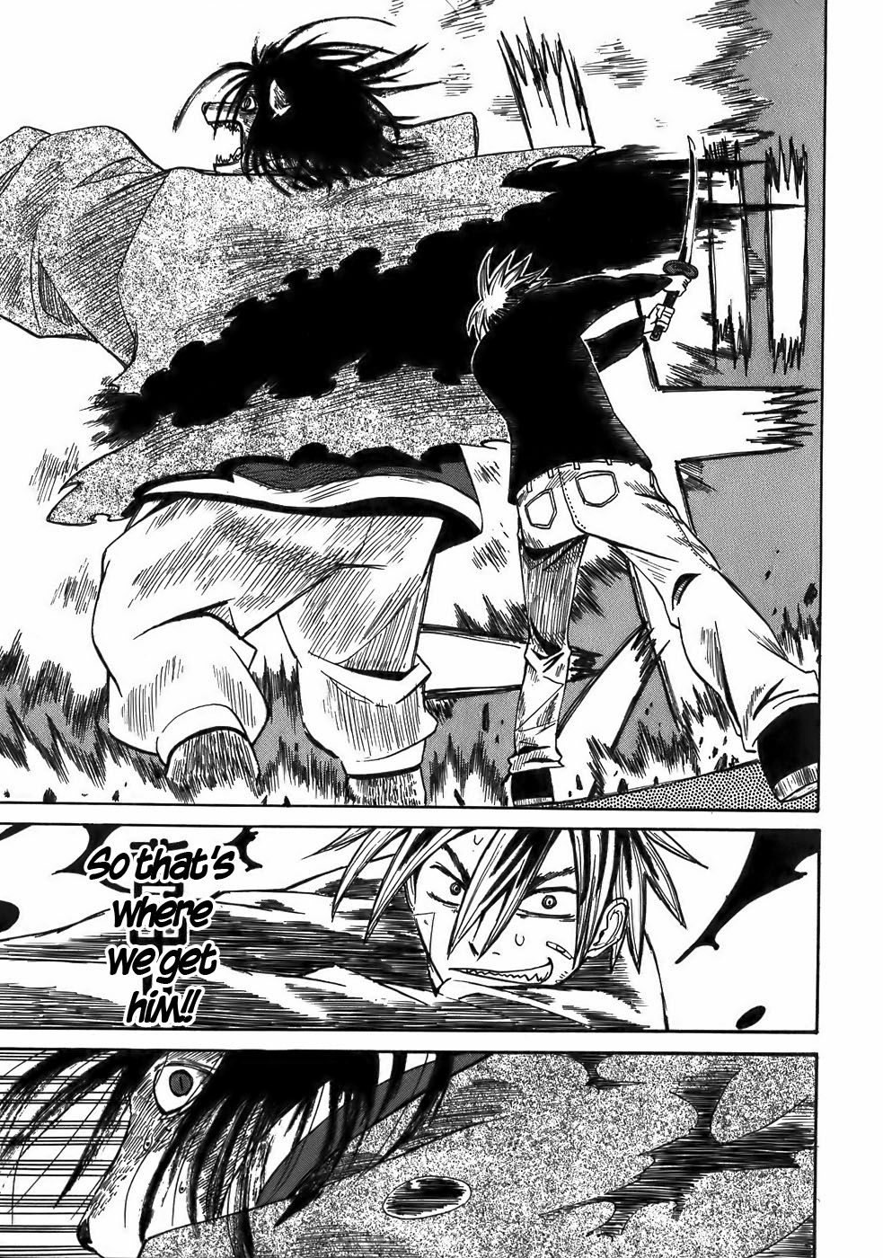 Sanjin Sadou Chapter 19 page 9 - Chapter 19: The Man of the Midnight Path -Part 2