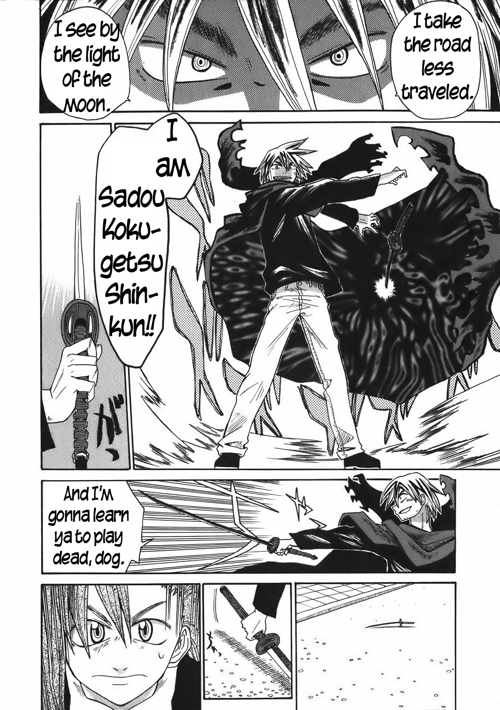 Sanjin Sadou Chapter 20 page 8 - Chapter 20: The Man of the Midnight Path -Part 3