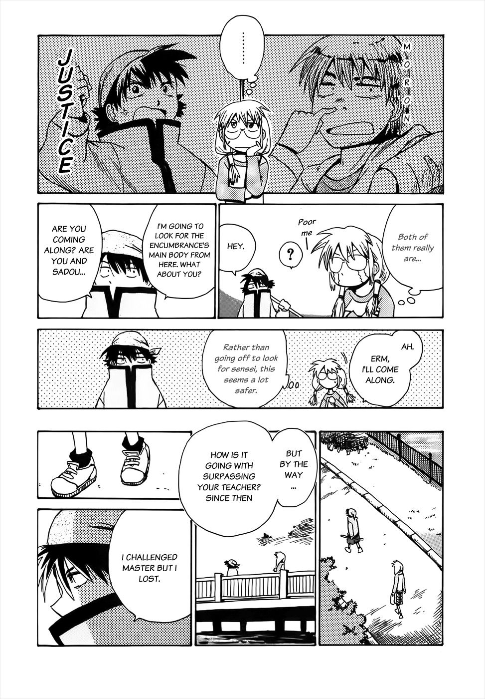 Sanjin Sadou Chapter 5 page 12 - Chapter 5: Park Barrier Part 1