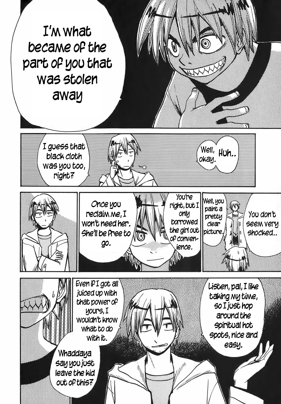 Sanjin Sadou Chapter 8 page 10 - Chapter 8: Black Cloth Part 2