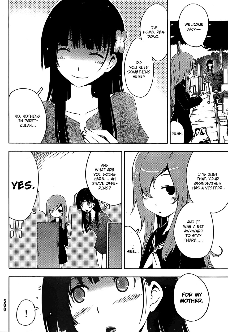 Sankarea Chapter 12 page 13 - Chapter 12: Mother's... Hand + Braindead +