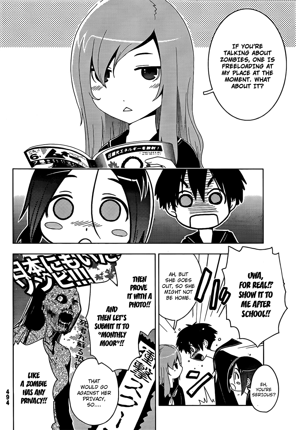 Sankarea Chapter 12 page 7 - Chapter 12: Mother's... Hand + Braindead +