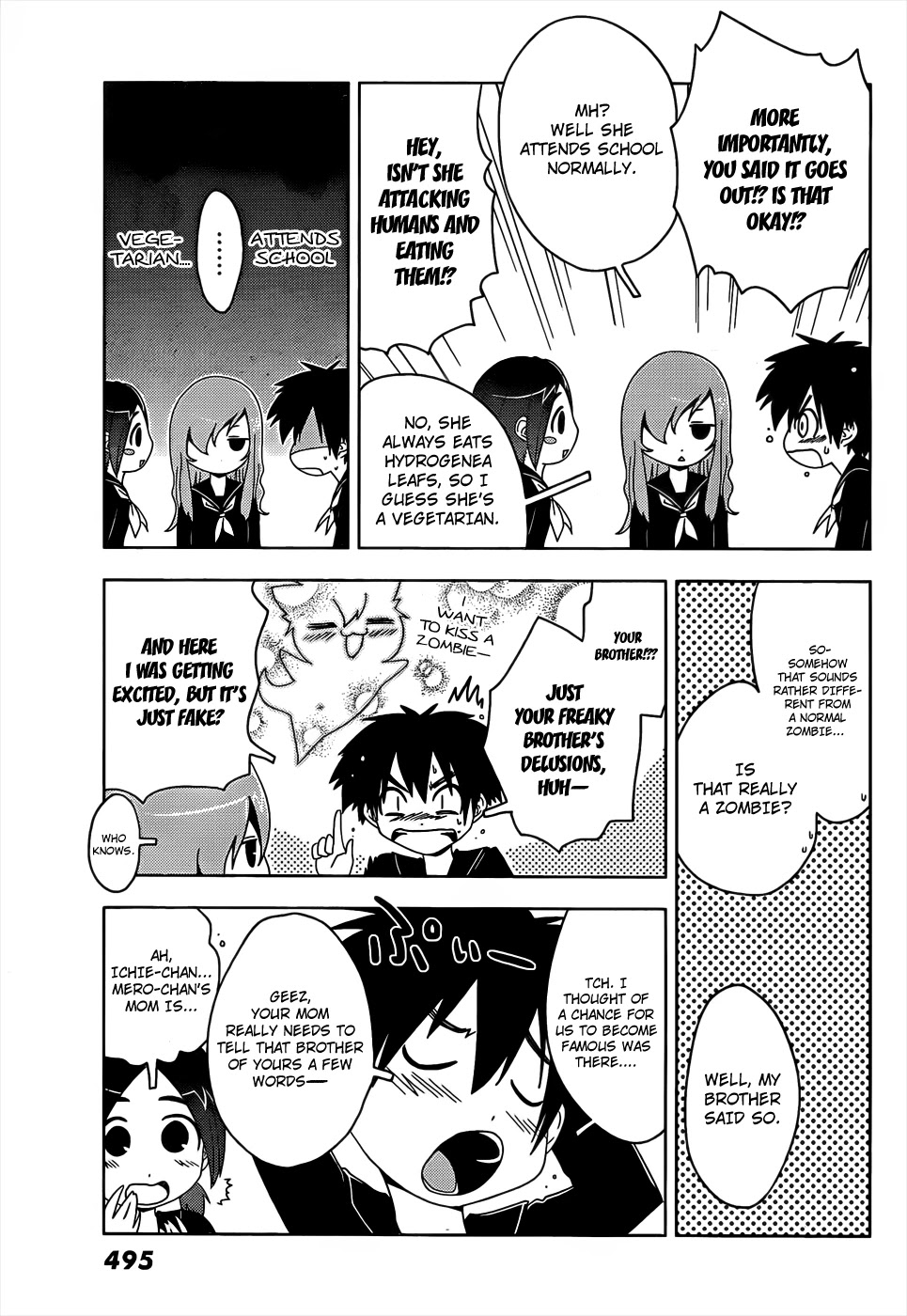 Sankarea Chapter 12 page 8 - Chapter 12: Mother's... Hand + Braindead +