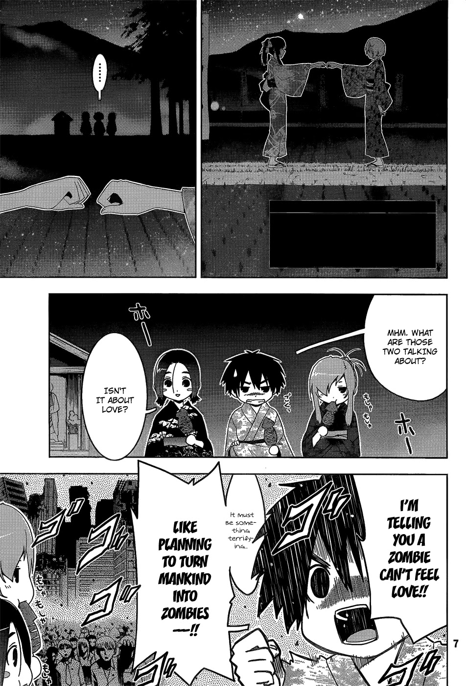 Sankarea Chapter 16 page 5 - Chapter 16: AH... + Return of the Living Dead 3 +