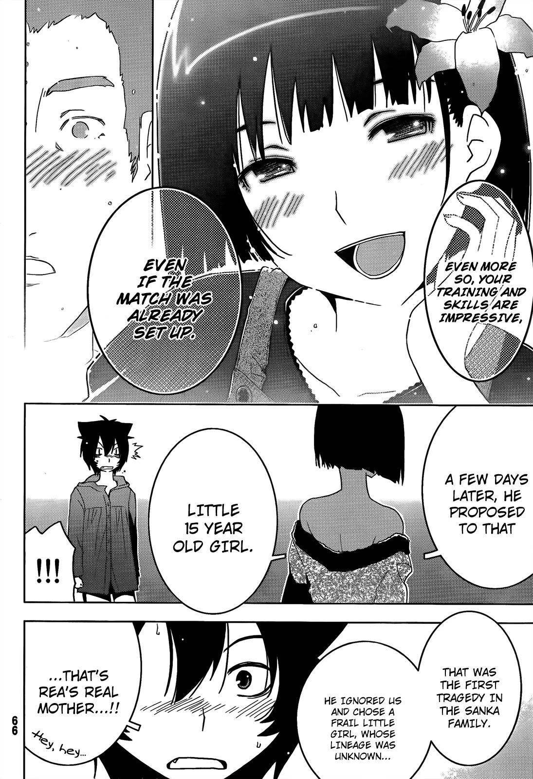 Sankarea Chapter 18 page 14 - Chapter 18: Strong... Memories... + Stripers 5 vs Zombies +