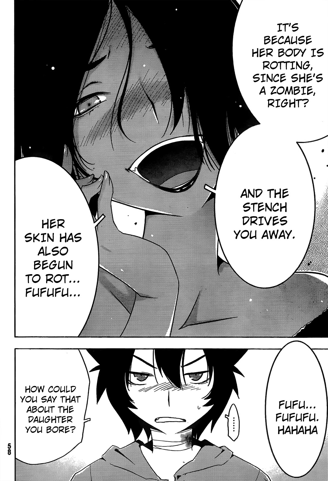 Sankarea Chapter 18 page 6 - Chapter 18: Strong... Memories... + Stripers 5 vs Zombies +