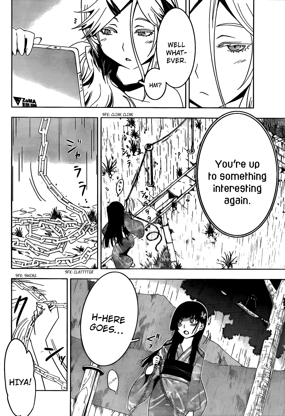 Sankarea Chapter 19 page 12 - Chapter 19: Because... You Didn't Do As I Said To... + Return of the Living Dead 3 +