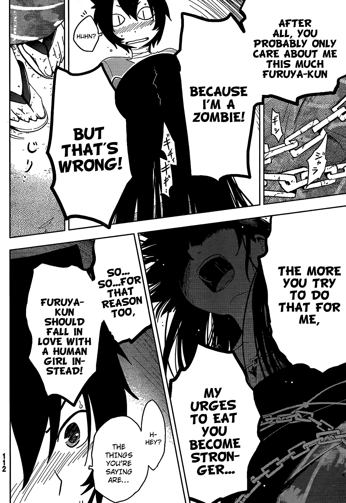 Sankarea Chapter 19 page 28 - Chapter 19: Because... You Didn't Do As I Said To... + Return of the Living Dead 3 +