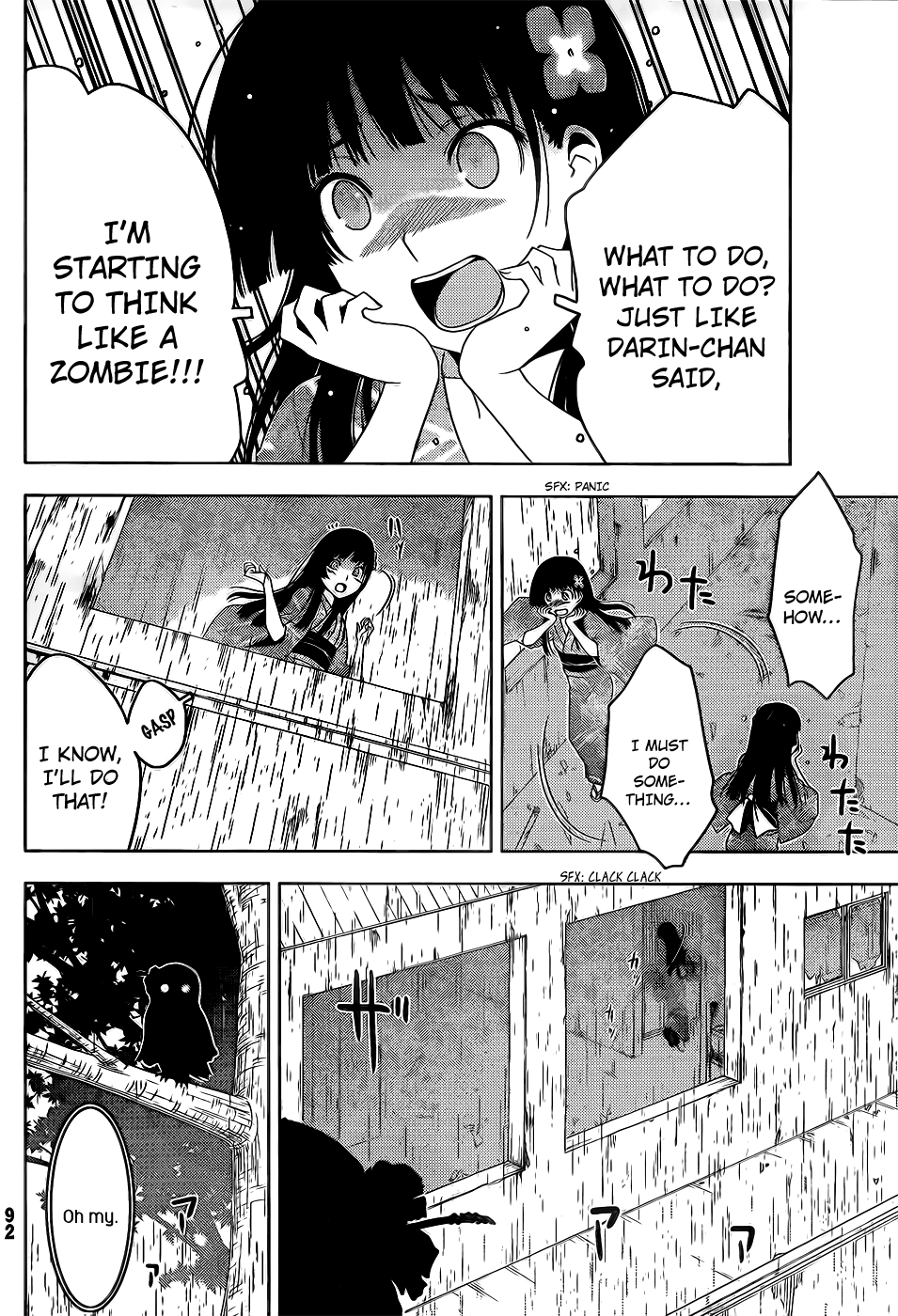 Sankarea Chapter 19 page 8 - Chapter 19: Because... You Didn't Do As I Said To... + Return of the Living Dead 3 +