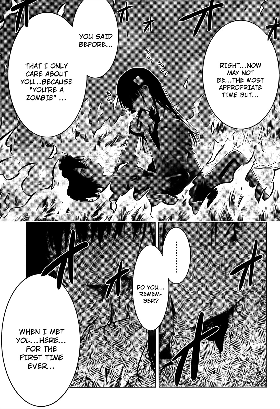 Sankarea Chapter 20 page 22 - Chapter 20: I... You... + Land of the Dead +