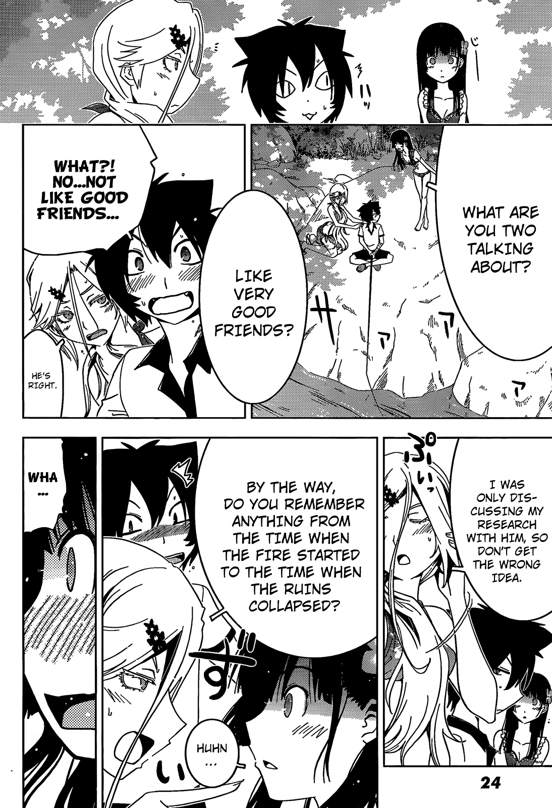 Sankarea Chapter 21 page 14 - Chapter 21: Love... For Me... + Swamp Zombies +