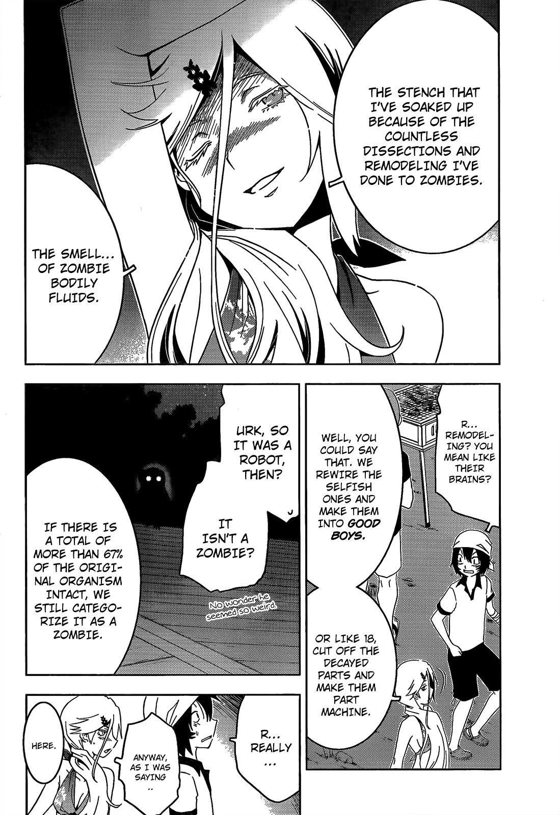 Sankarea Chapter 21 page 24 - Chapter 21: Love... For Me... + Swamp Zombies +