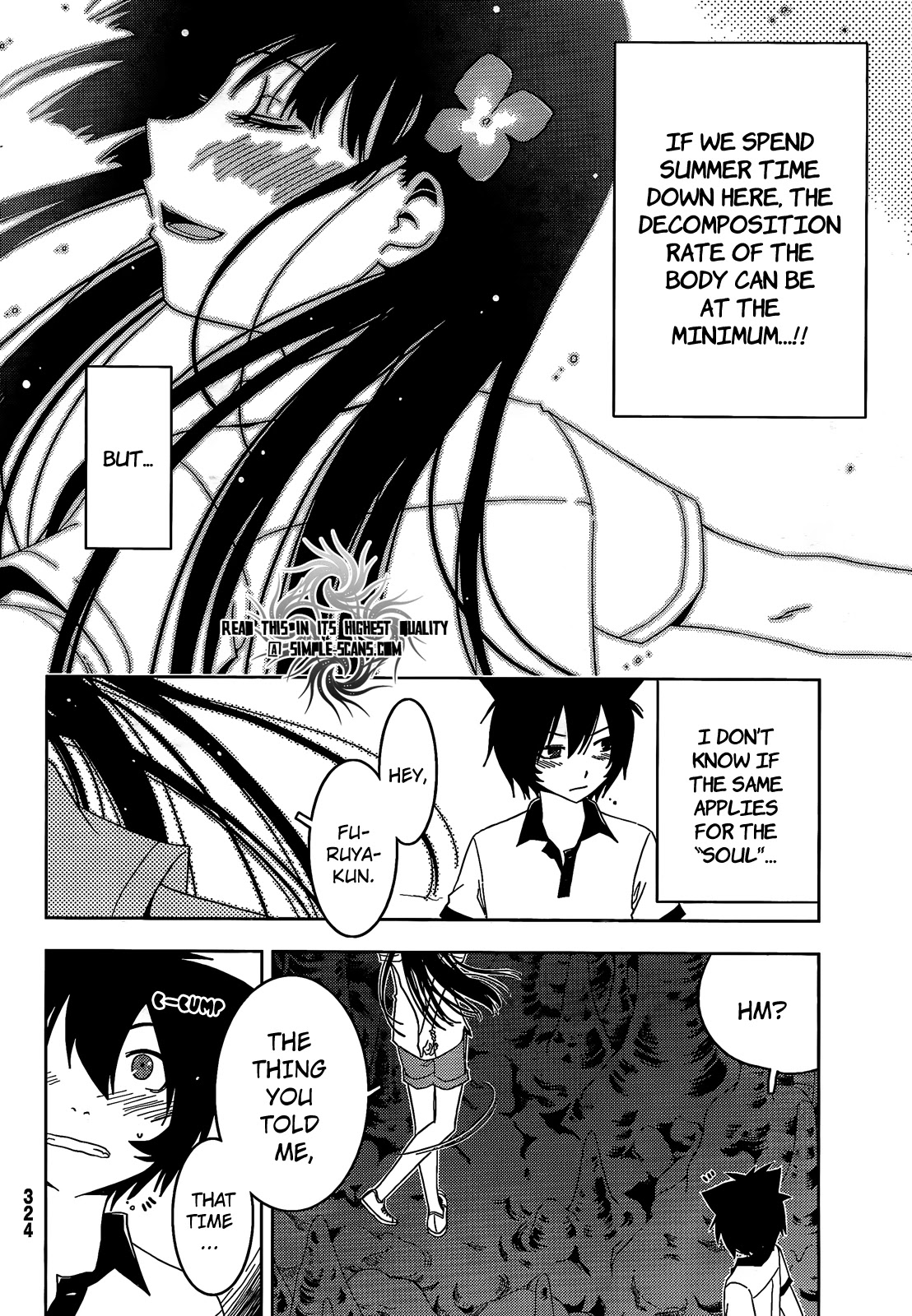 Sankarea Chapter 22 page 24 - Chapter 22: I... Made... + The Descent +