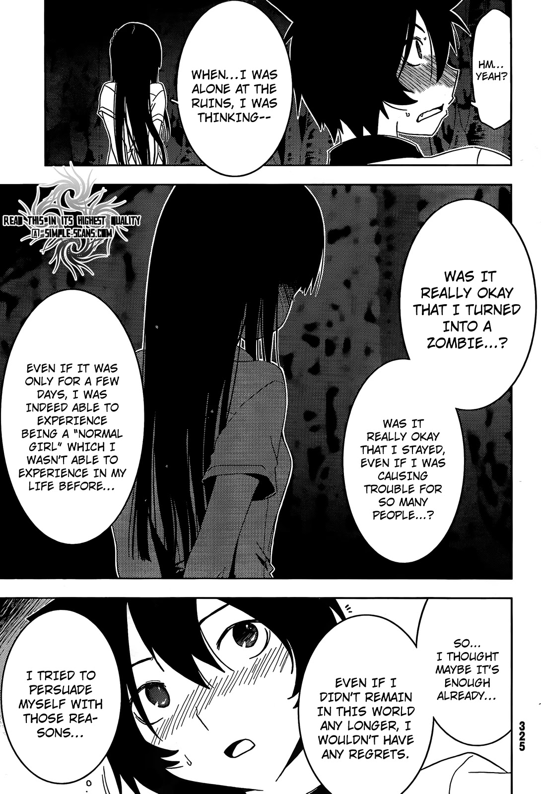 Sankarea Chapter 22 page 25 - Chapter 22: I... Made... + The Descent +